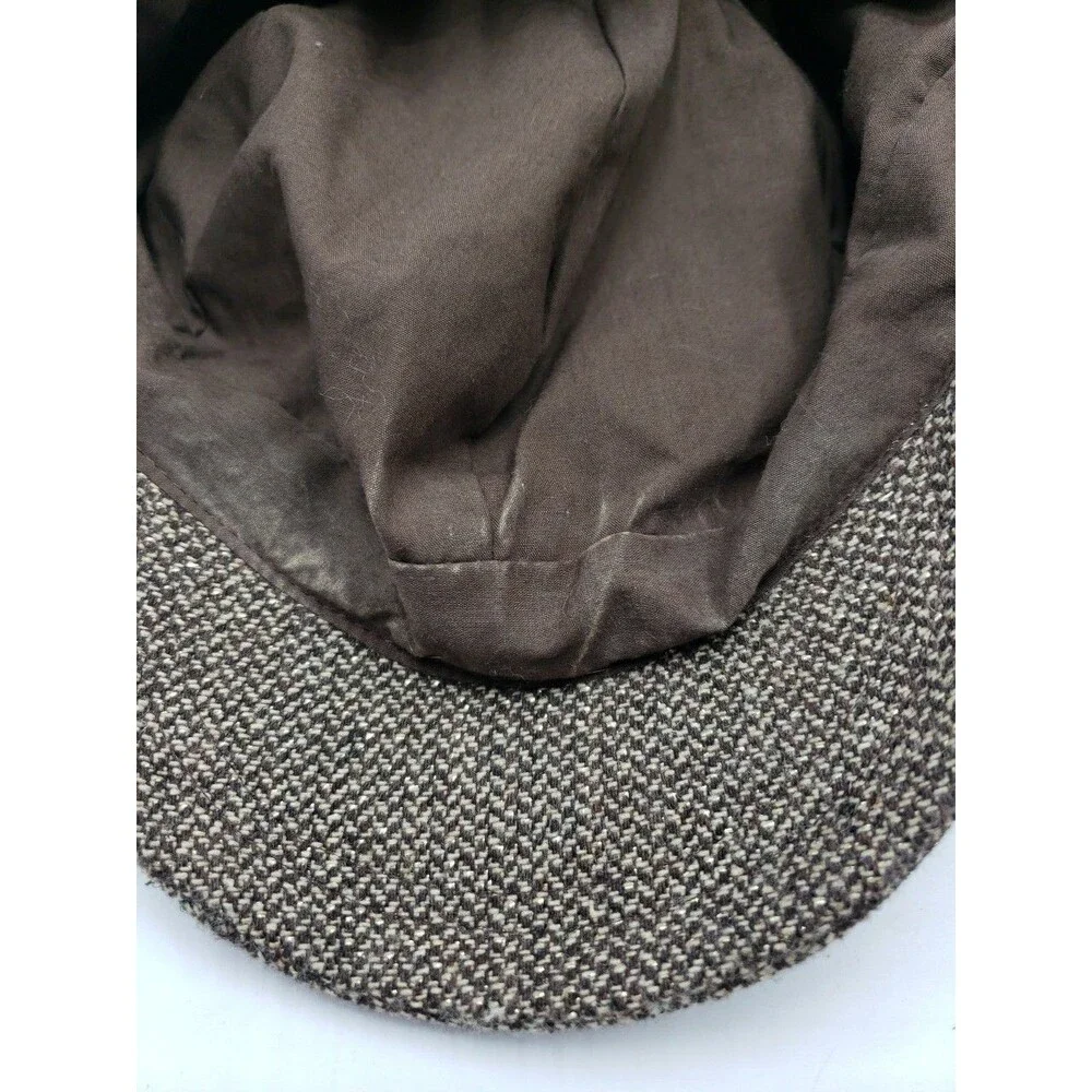 Old Navy 2006 Y2K Women's Cabbie Newsboy Cap Hat Tweed One Size